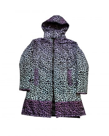 Purple Leopard Anorak Jacket