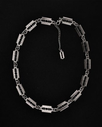 Mid razor Blade Necklace